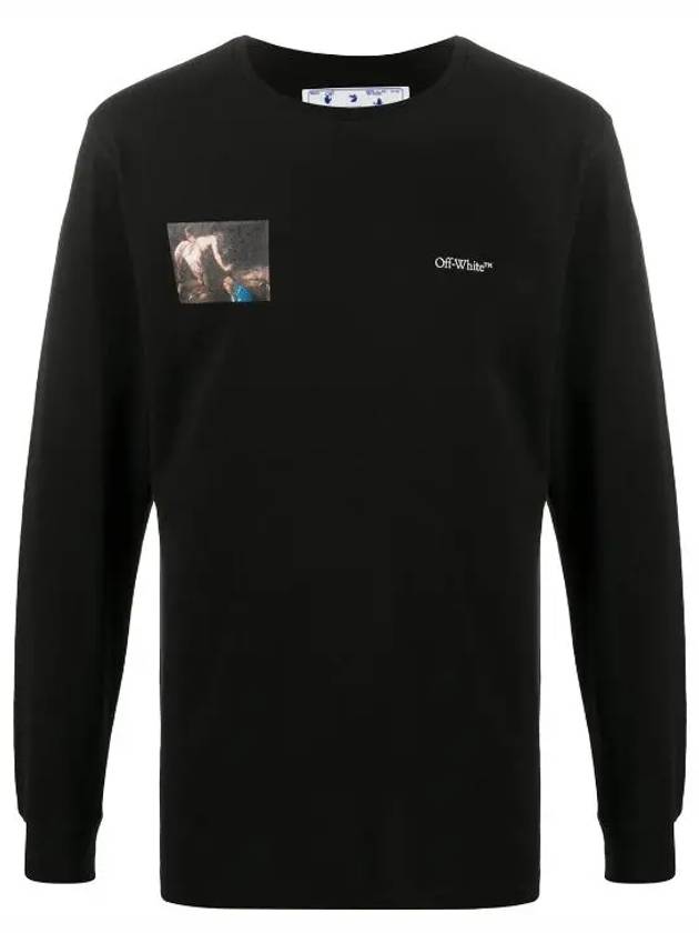 Caravaggio Angel Long Sleeve T-Shirt Black - OFF WHITE - BALAAN 3