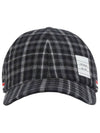 Classic 6-Panel Ball Cap Charcoal - THOM BROWNE - BALAAN 3