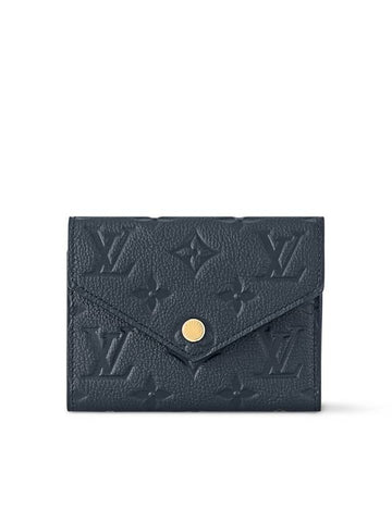 Victorine Monogram Empreinte Half Wallet Navy - LOUIS VUITTON - BALAAN 1