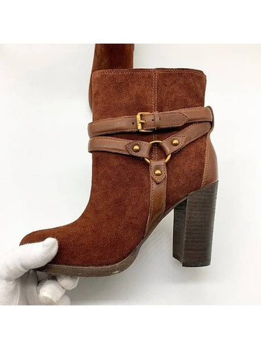 Women s Brown Suede Leather Ankle Boots 1019010 - UGG - BALAAN 1