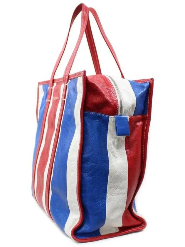 Bazaar striped medium tote bag - BALENCIAGA - BALAAN 5