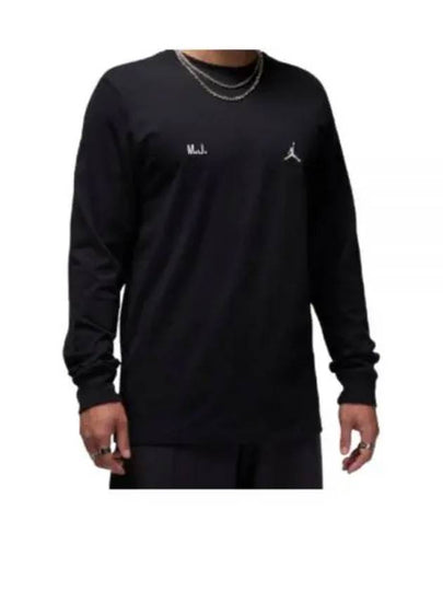 Jordan Long Sleeve T-Shirt Black - NIKE - BALAAN 2