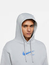 Men's Logo Hoodie Grey - NIKE - BALAAN 4