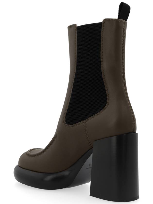 Wedge Chelsea Boots Green - BURBERRY - BALAAN 6