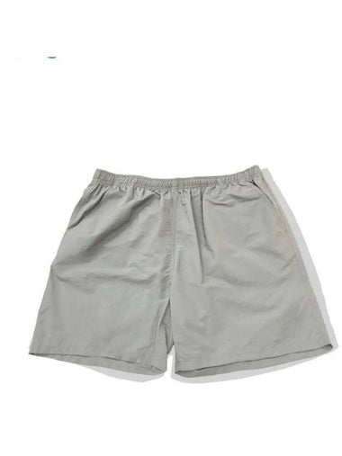 woven string summer shorts light gray - OFFGRID - BALAAN 1