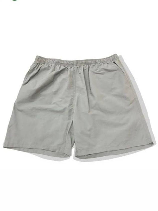 woven string summer shorts light gray - OFFGRID - BALAAN 1