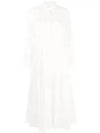 Showmiier Cotton Poplin Midi Dress White - MARNI - BALAAN 2
