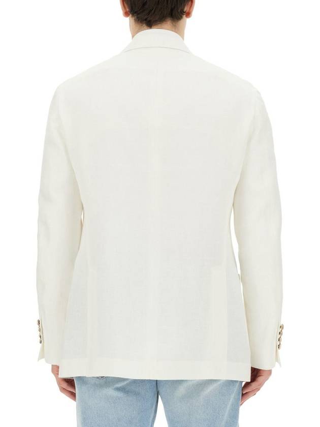 Jacket MS4987BBDE C8963 WHITE - BRUNELLO CUCINELLI - BALAAN 4