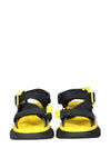 Tread Velcro Sandals Yellow Black - ALEXANDER MCQUEEN - BALAAN 3