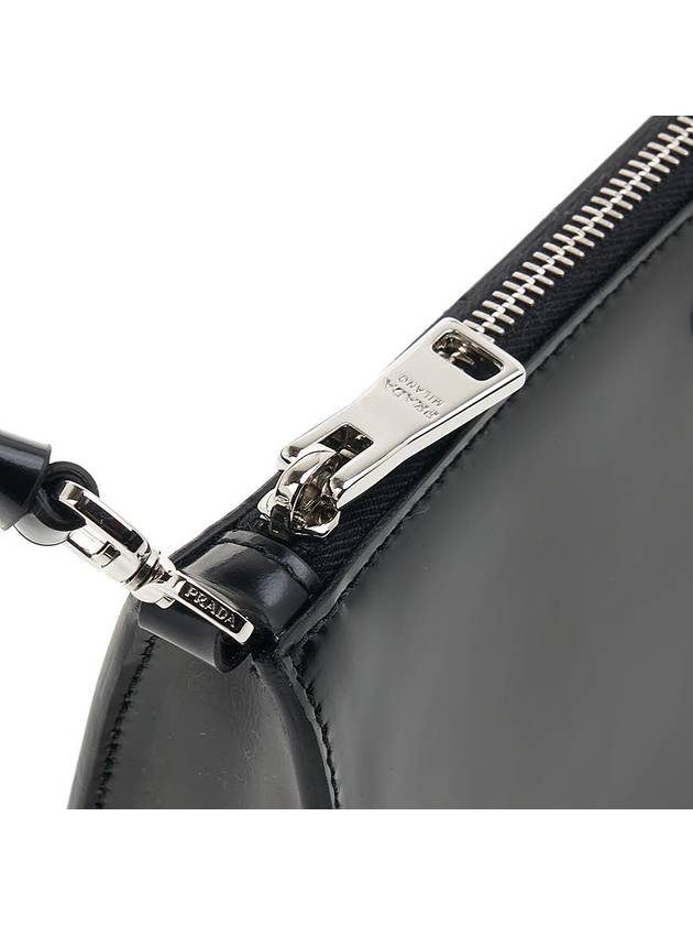 Brushed Leather Mini Bag Black - PRADA - BALAAN 10