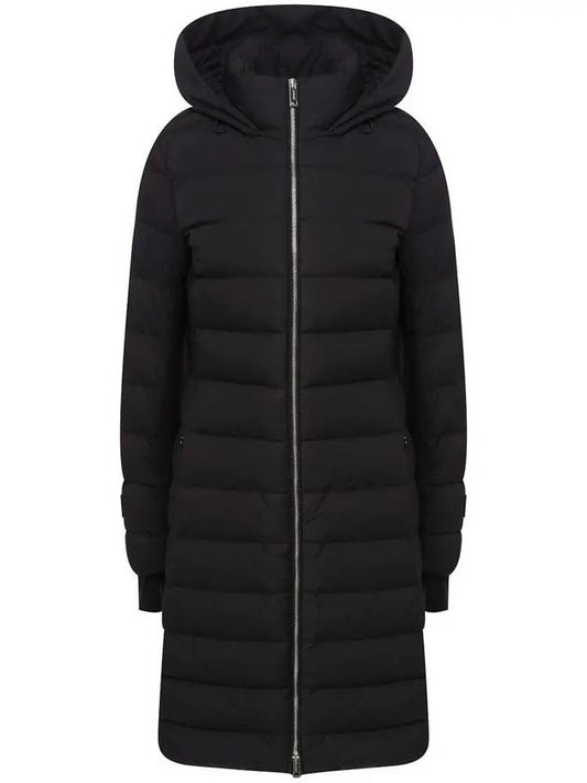 New Bridge Hooded Goose Down Padding Black - BURBERRY - BALAAN 2