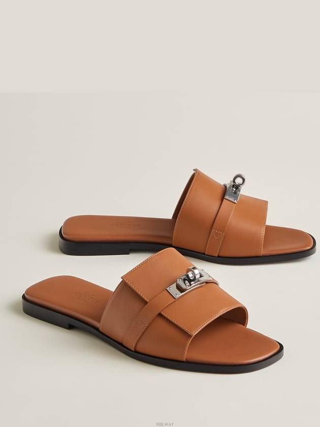 Lux You New Product 36 Julia Kelly Sandals Naturel H231056Z - HERMES - BALAAN 8