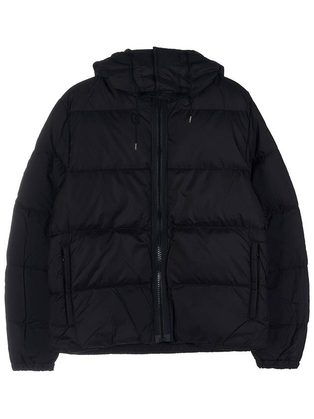 Midlayer Short Padded Down Jacket Black - TEN C - BALAAN 10