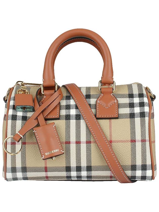 Check Bowling Tote Bag Mini 8071357 - BURBERRY - BALAAN 2