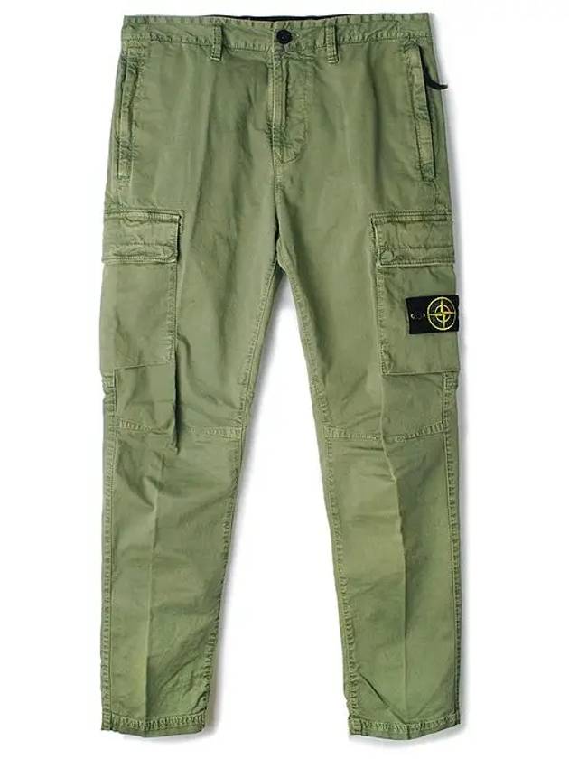 Wappen Patch Cargo Straight Pants Green - STONE ISLAND - BALAAN 2