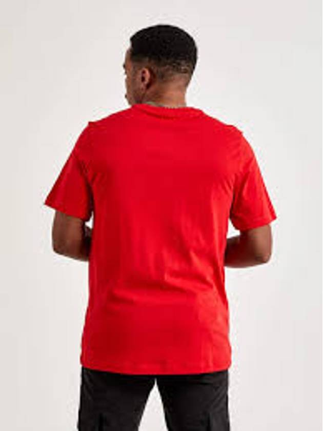 Men's Sportswear Swoosh 12MO Short Sleeve T-Shirt Red - NIKE - BALAAN 3