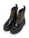 Jadon Max Buttero Leather Platform Worker Boots Black - DR. MARTENS - BALAAN 2