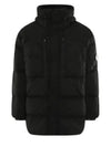 Men s Lens Wappen Nycra R Long Padded Jacket Black 17CMOW173A 005864G 999 - CP COMPANY - BALAAN 2