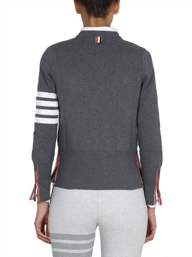 MAGLIA IN COTONE - THOM BROWNE - BALAAN 7