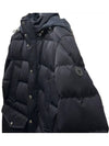 Men's Solidage Solidage Down Short Padded Navy - MONCLER - BALAAN.