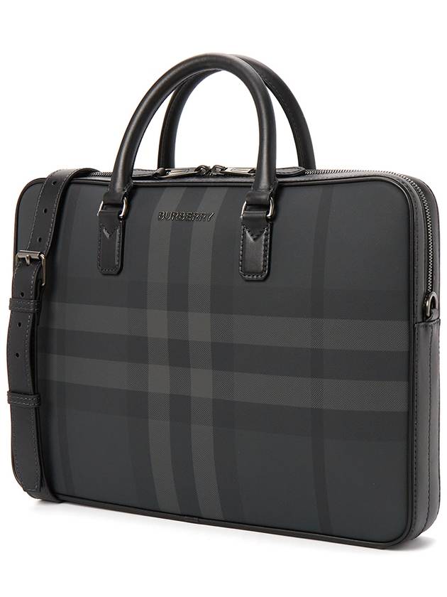 Slim Ainsworth Check Case Dark Grey - BURBERRY - BALAAN 3