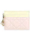 Lady Freesia Card Wallet Pink - DIOR - BALAAN 3