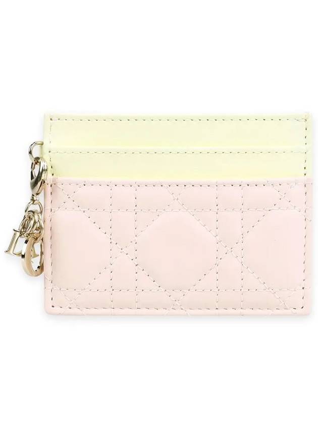 Lady Freesia Card Wallet Pink - DIOR - BALAAN 3