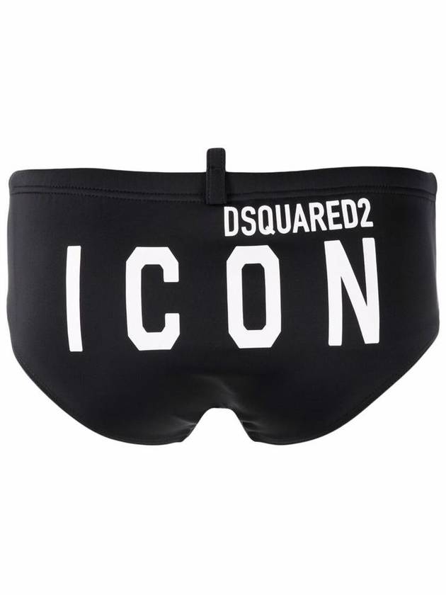 Men's Rain Icon Swim Briefs Black - DSQUARED2 - BALAAN 2