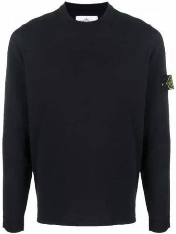 7615532B9 Wappen patch crew neck cotton knit 1207654 - STONE ISLAND - BALAAN 1