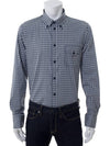 Frankie Morello by Blue Check Shirt with Jersey Back - DAMIR DOMA - BALAAN 4