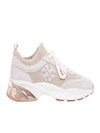 Good Luck Knit Low Top Sneakers White - TORY BURCH - BALAAN 2