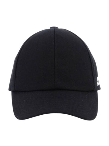 Embroidered Logo Ball Cap Black - COURREGES - BALAAN 1