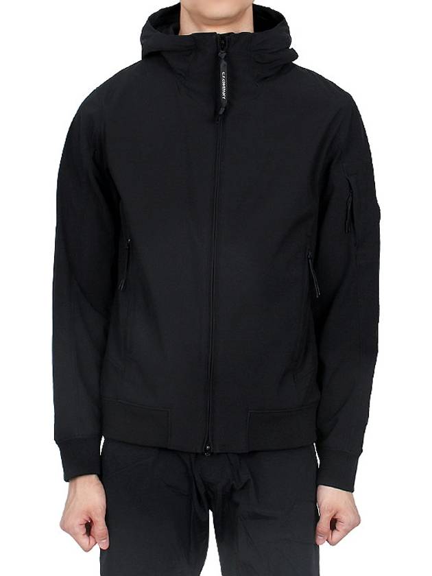 Shell R Hooded Jacket Black - CP COMPANY - BALAAN 3