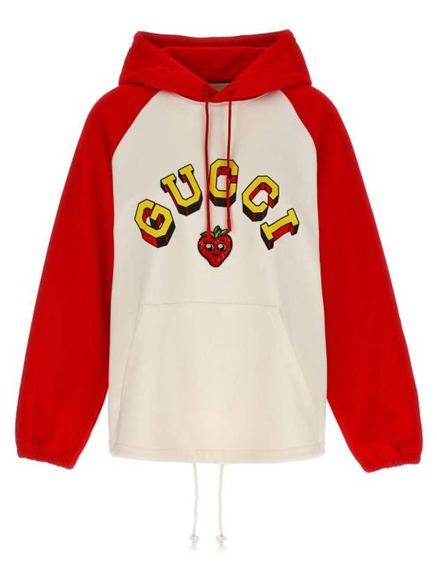 Cotton Hoodie White - GUCCI - BALAAN 1