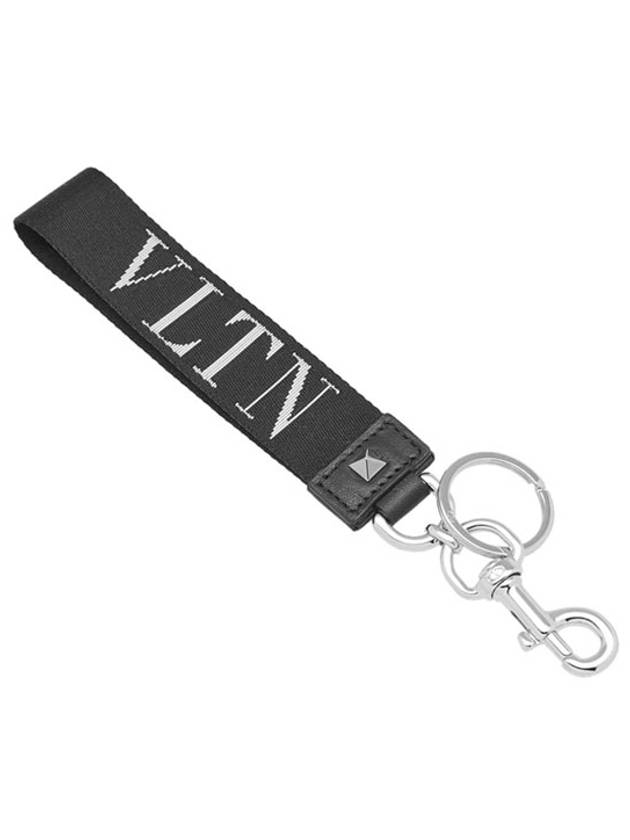 VLTN Embroidery Keyring Black - VALENTINO - BALAAN 2