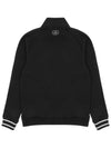 Drew Half Zip Up High Neck Sweatshirt DM41LT31BLACK - DRUH GOLF - BALAAN 2