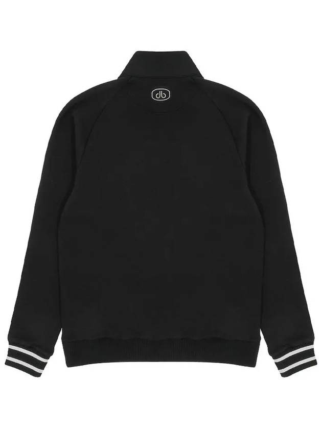 Drew Half Zip Up High Neck Sweatshirt DM41LT31BLACK - DRUH GOLF - BALAAN 2