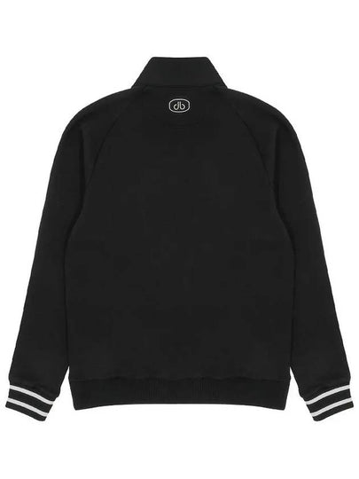 Drew Half Zip Up High Neck Sweatshirt DM41LT31BLACK - DRUH GOLF - BALAAN 2