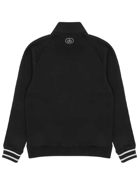 Drew Half Zip Up High Neck Sweatshirt DM41LT31BLACK - DRUH GOLF - BALAAN 2