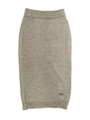 Women's Bea Wool Knit Pencil Skirt Grey - VIVIENNE WESTWOOD - BALAAN 3