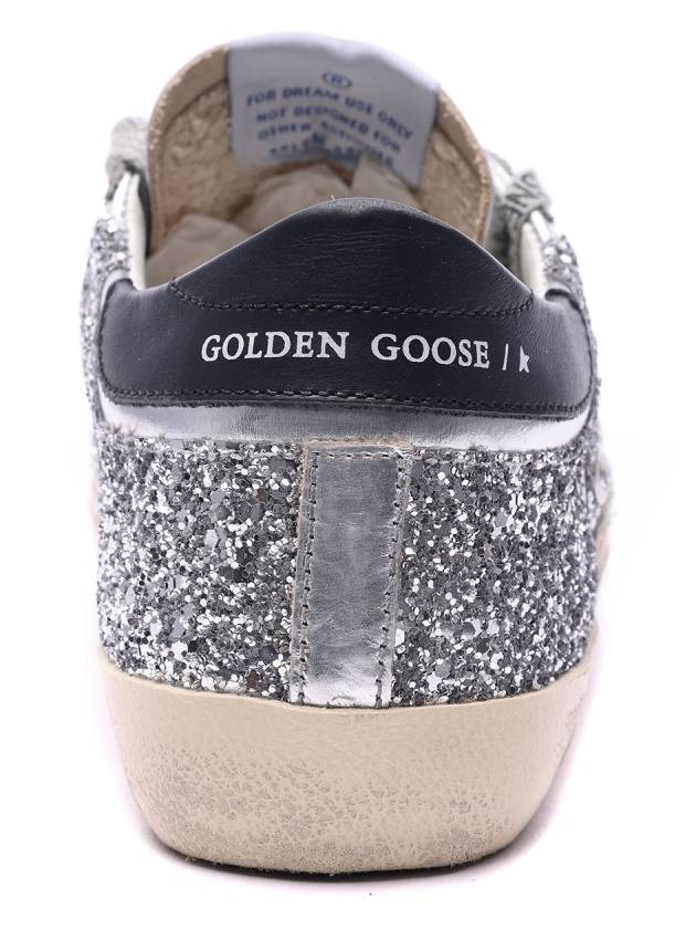 Superstar Glitter Laminated Low Top Sneakers Silver - GOLDEN GOOSE - BALAAN 5
