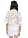 Isabel Marant EtoileCOTTON CROCHETED LACE CAPE - ISABEL MARANT - BALAAN 5