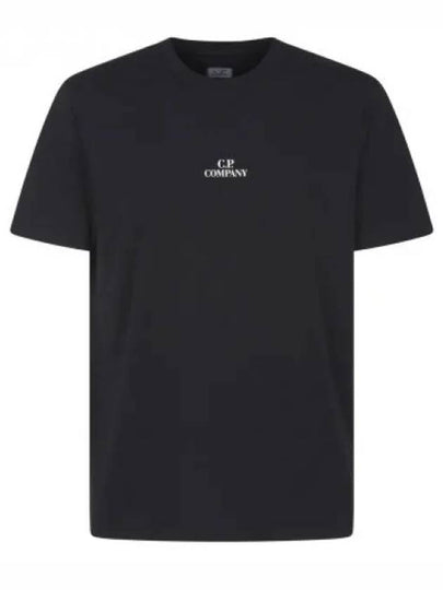 30/1 Jersey Graphic Short Sleeve T-Shirt Black - CP COMPANY - BALAAN 2