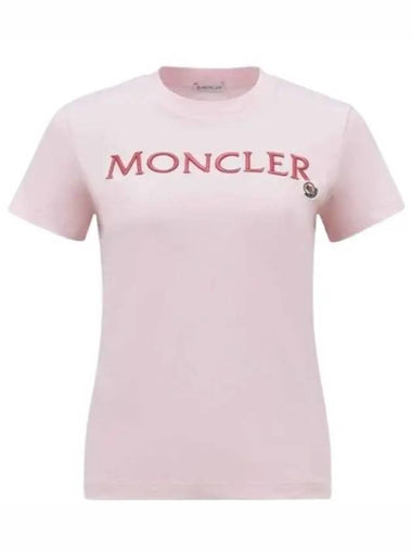 103583 Logo short sleeve t shirt 8C00006 829HP 50B - MONCLER - BALAAN 1