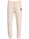 Light Fleece Utility Track Pants White - CP COMPANY - BALAAN 2