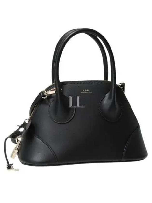 Emma Small Leather Tote Bag Black - A.P.C. - BALAAN 2