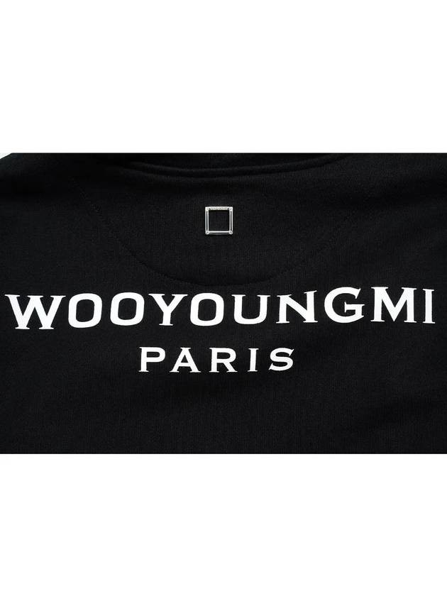 Backlogo sweatshirt hoodie black women s 194273 - WOOYOUNGMI - BALAAN 7