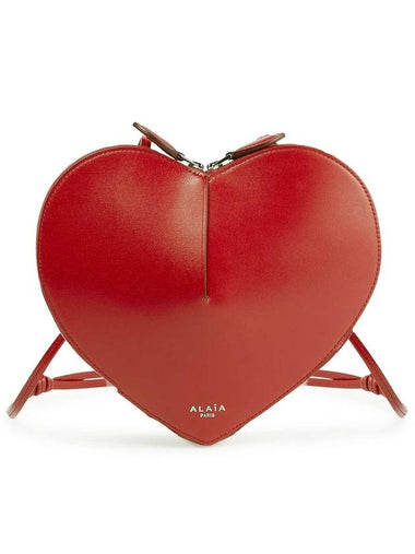 Heart Shoulder Cross Bag Red - ALAIA - BALAAN 1