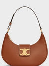 Ava Triomphe Smooth Calfskin Shoulder Bag Tan - CELINE - BALAAN 4