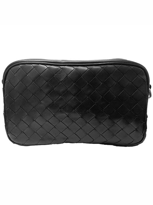 Intrecciato Camera Small Cross Bag Black - BOTTEGA VENETA - BALAAN 2